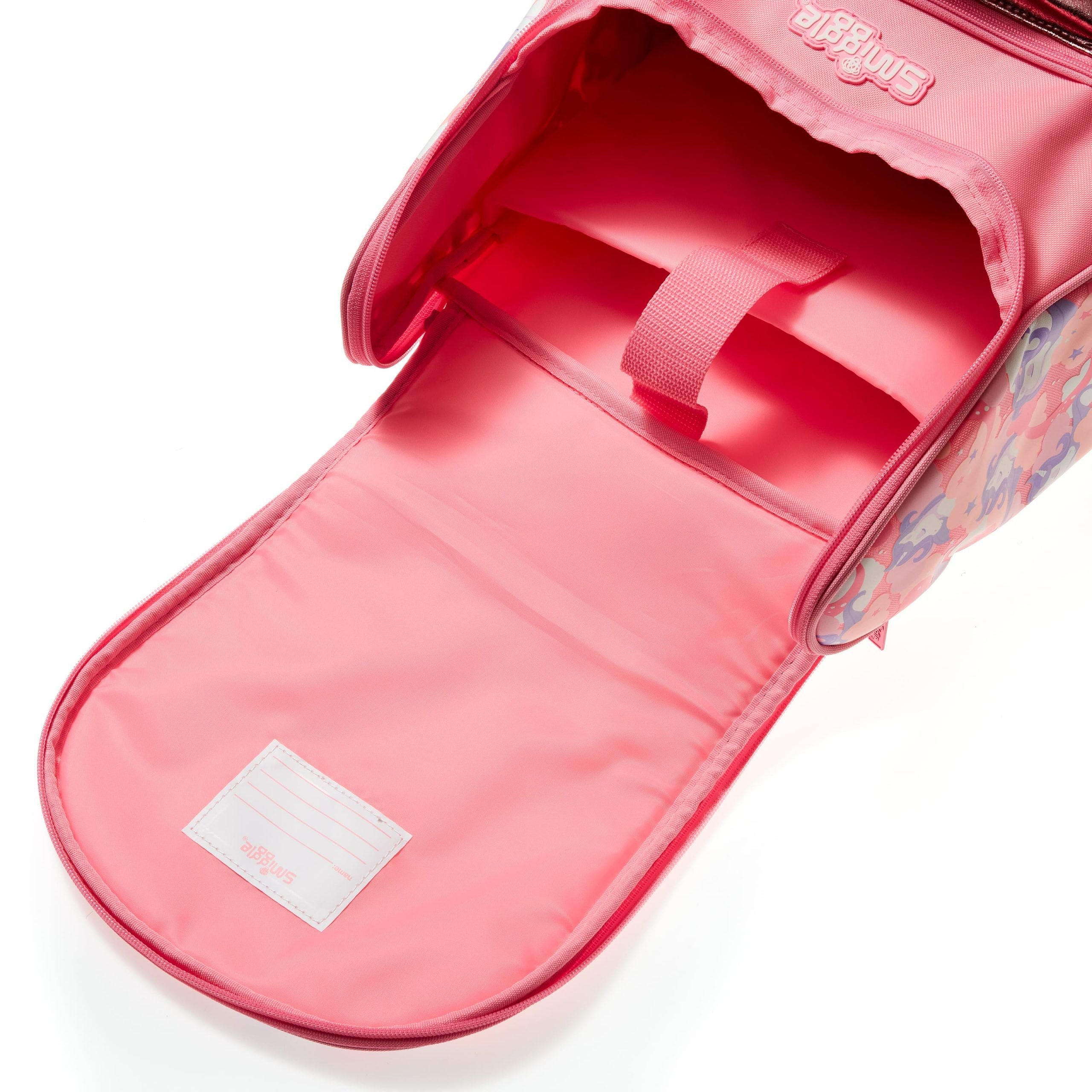 Smiggle - Maleta Escolar y de Viaje con Ruedas y Luces Hide