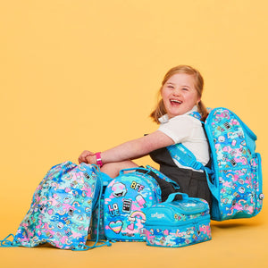 Smiggle - Bolsa con cordón azul Hide