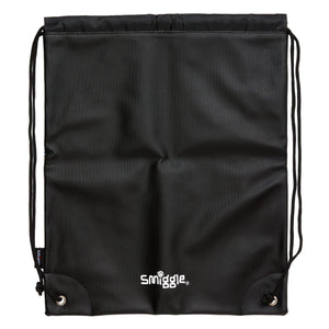 Smiggle - Bolsa con cordón oculto negra