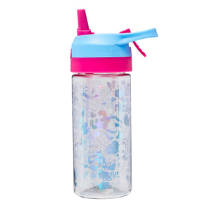 Smiggle - Botella de agua con pajita Hola Junier Spritz, 440 ml
