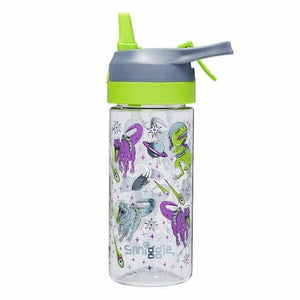 Smiggle - Botella de agua con pajita Hola Junier Spritz, 440 ml