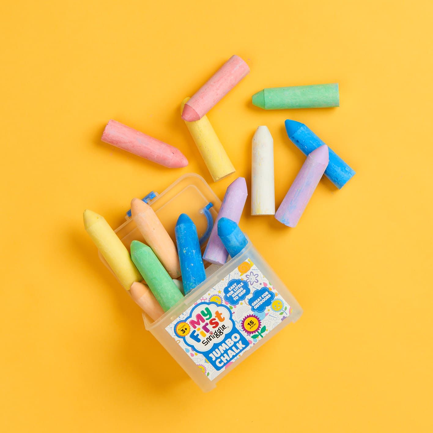 Smiggle - Mis Primeras Tizas Jumbo de Smiggle
