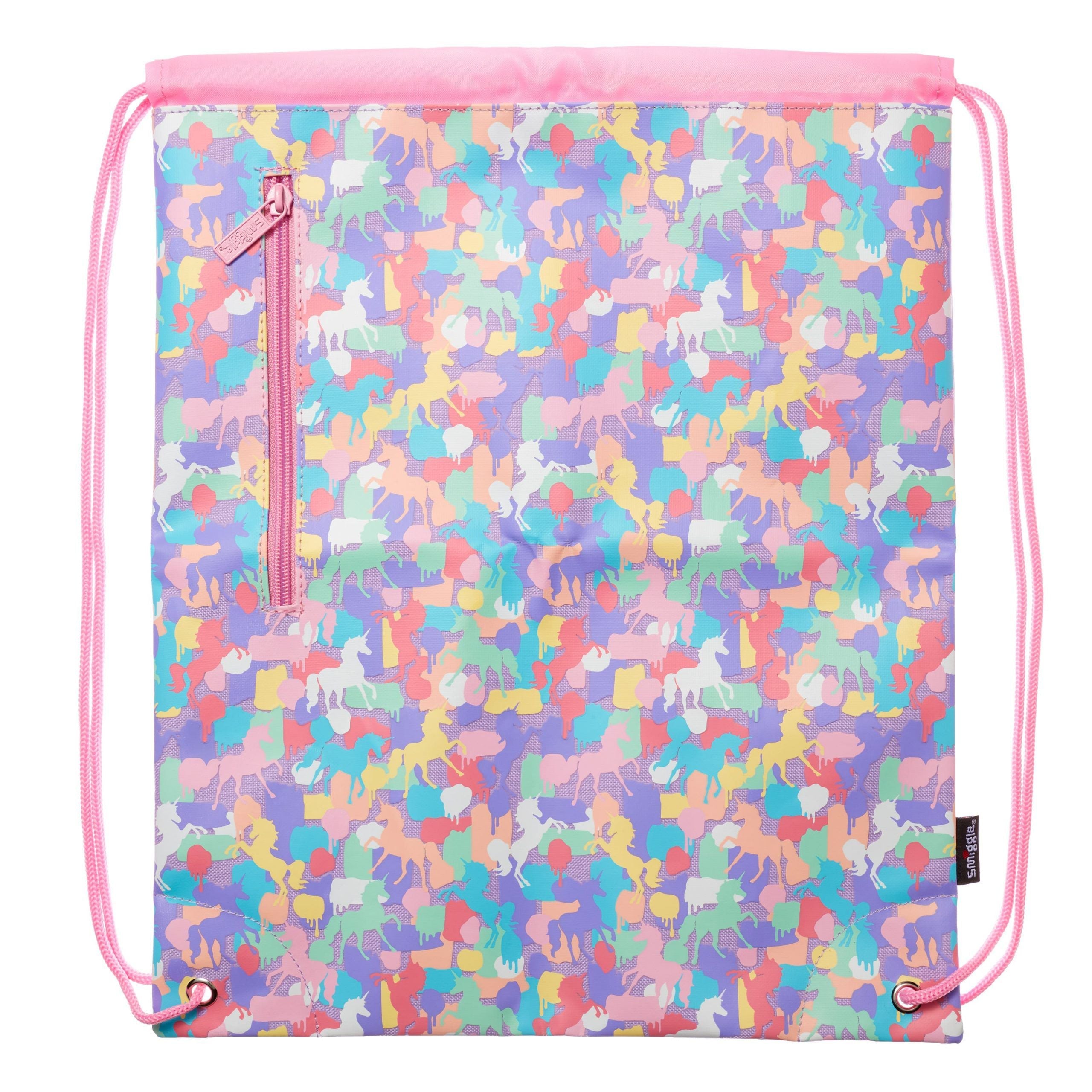 Smiggle - Bolsa de cuerdas Illusion Unicorn