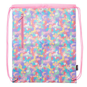 Smiggle - Bolsa de cuerdas Illusion Unicorn