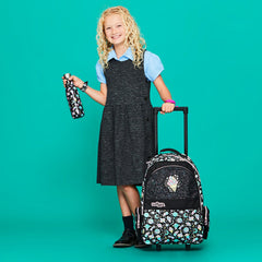 Smiggle - Mochila trolley con ruedas luminosas Beyond