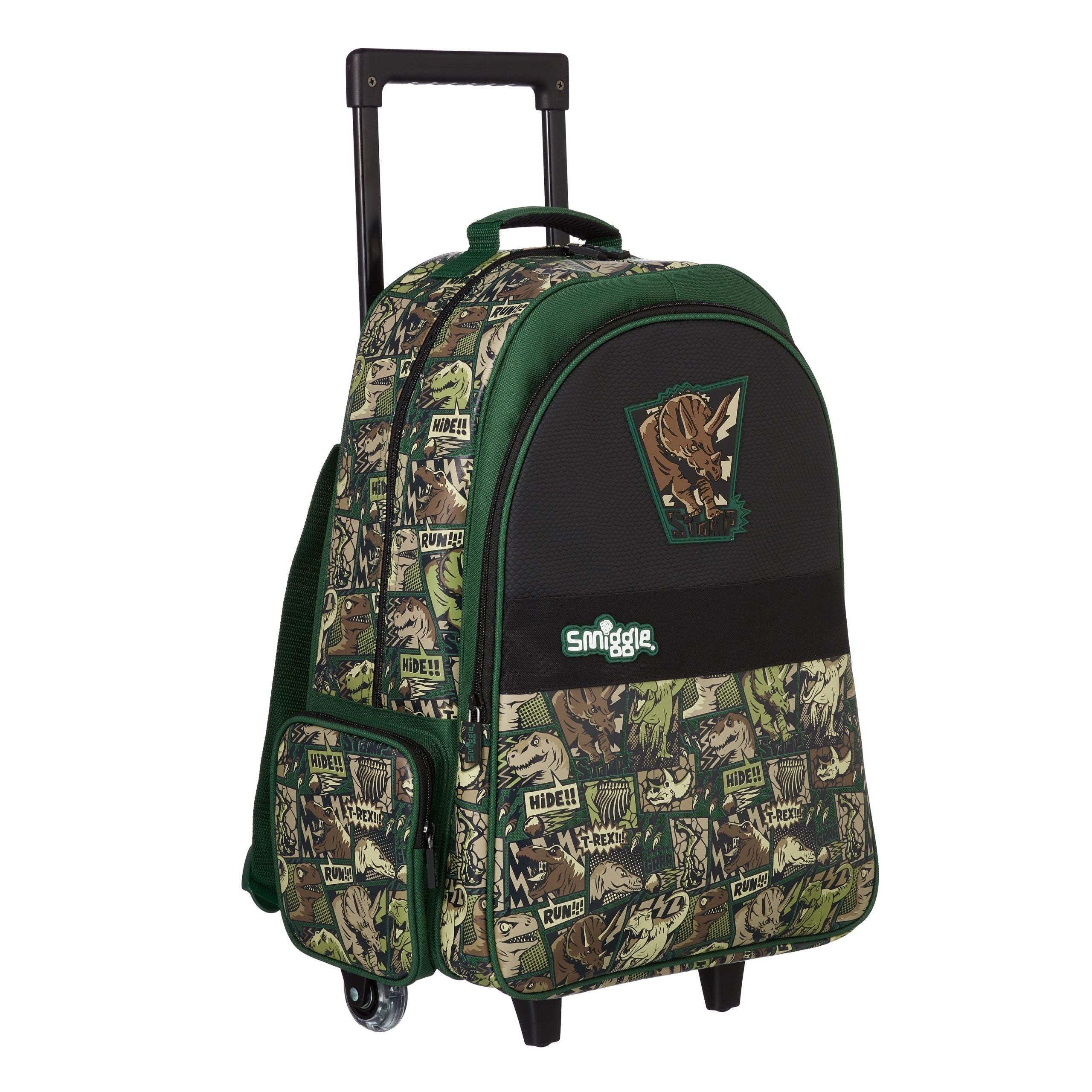 Smiggle - Mochila trolley con ruedas luminosas Beyond