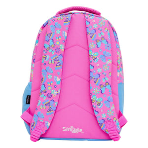 Smiggle - Mochila rosa Jump