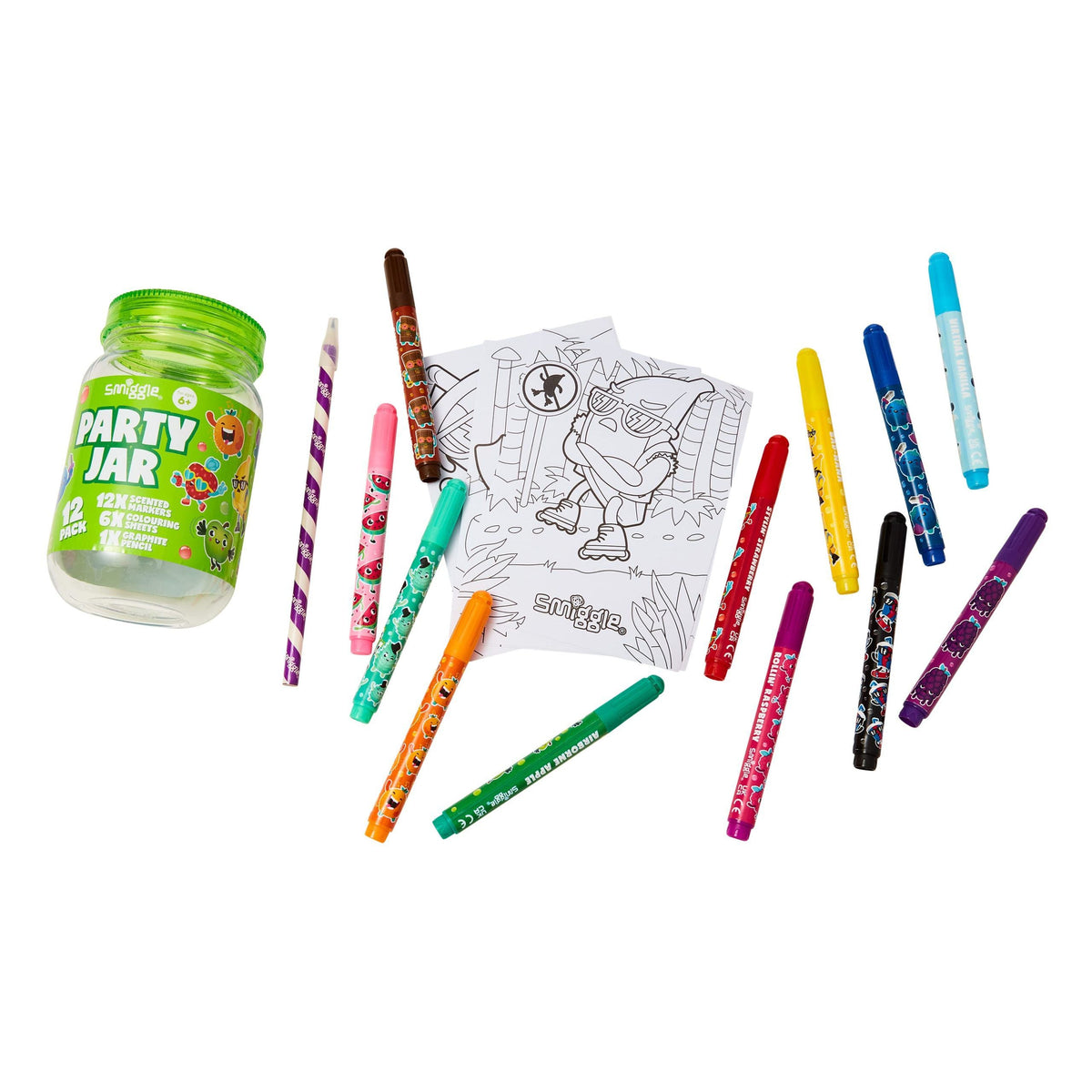 Smiggle - Tarro de Arte de Colores para Fiesta Junior