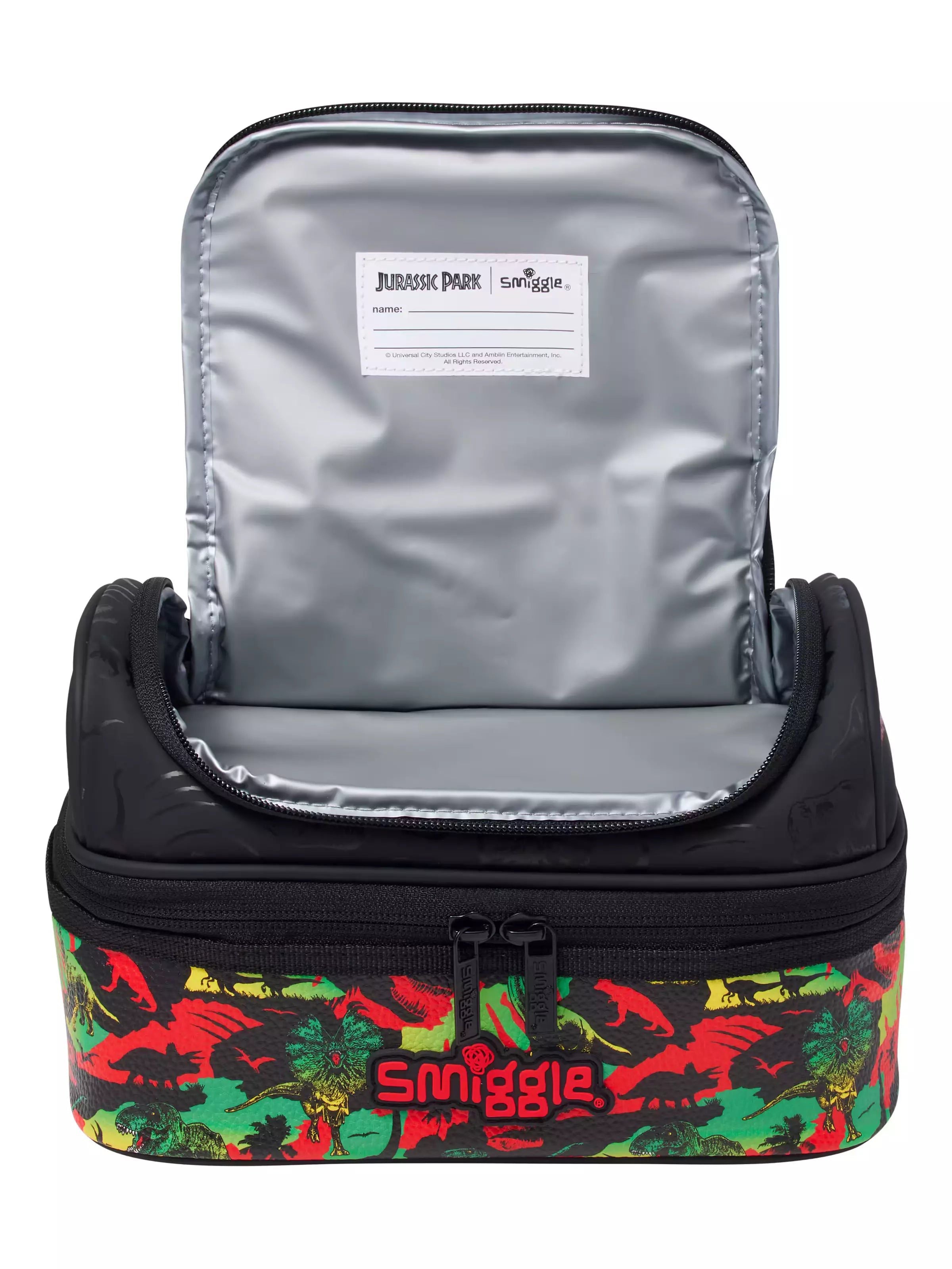 Smiggle - Fiambrera de Doble Piso Jurassic Park