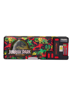 Estuche automático Smiggle Jurassic Park con calculadora