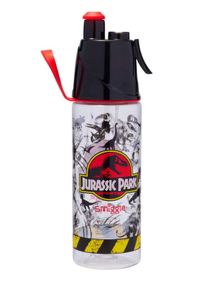 Smiggle - Botella de agua Jurassic Park 560ML sin BPA con pulverizador