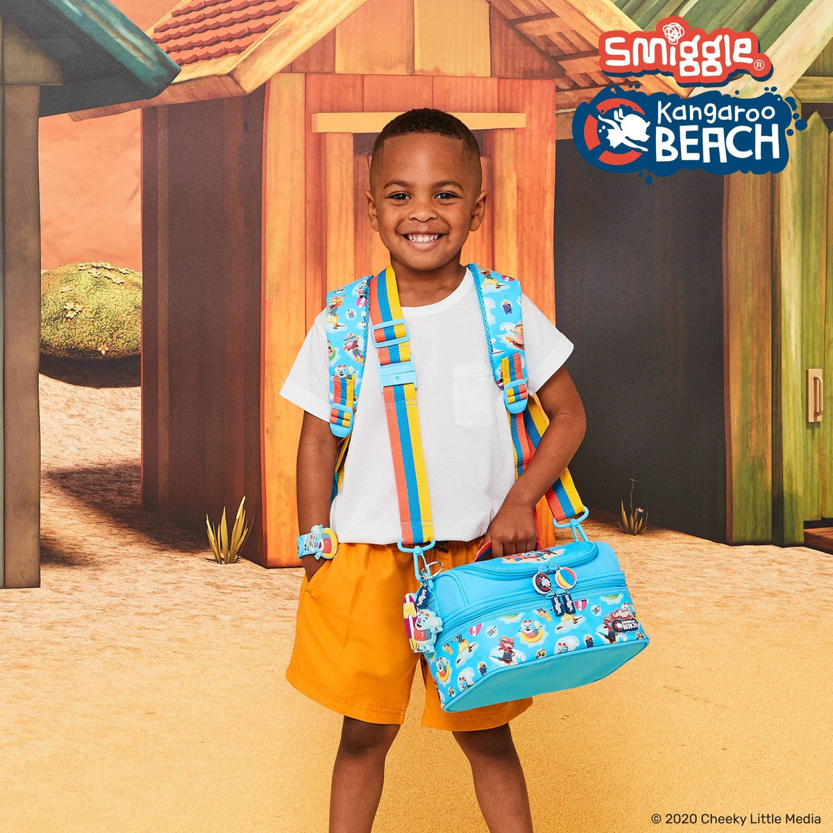 Smiggle - Bolsa de almuerzo doble Kangaroo Beach