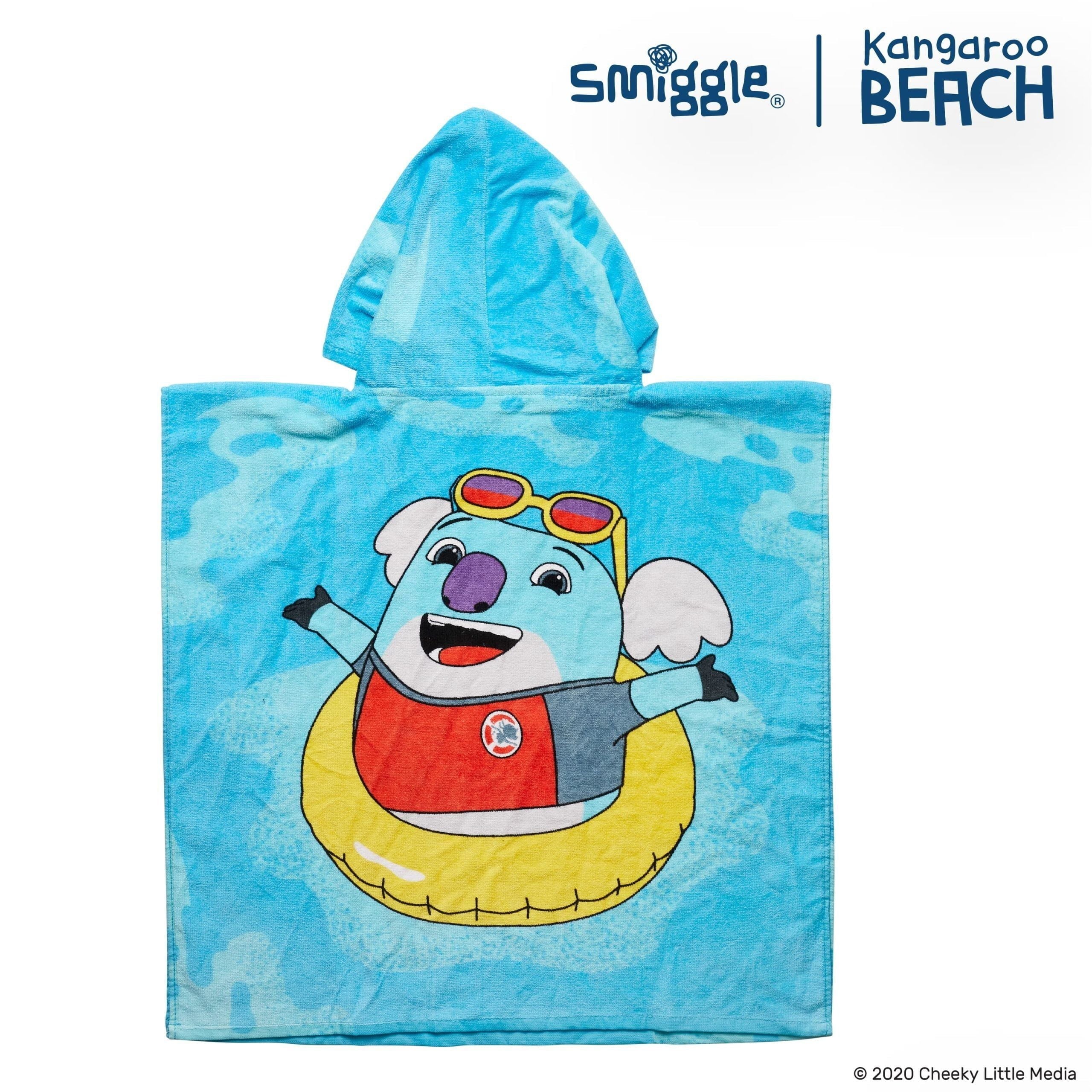 Smiggle - Toalla de playa con capucha para niños de Kangaroo Beach