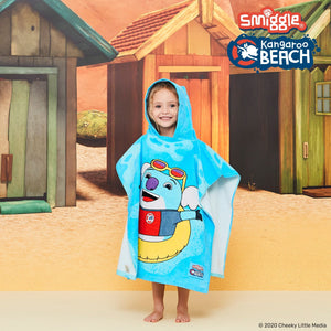 Smiggle - Toalla de playa con capucha para niños de Kangaroo Beach