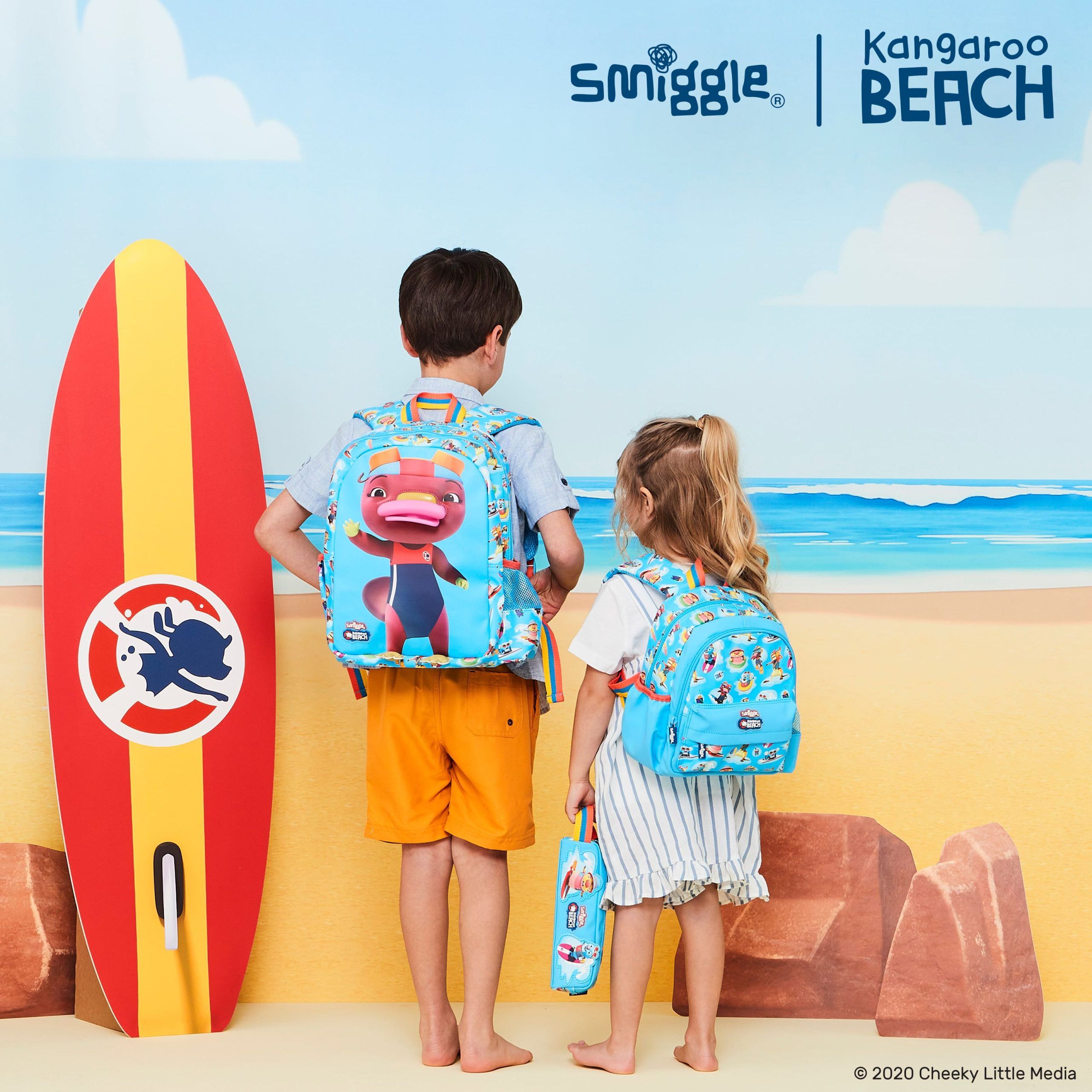 Mochila Gemma Character de la playa Kanguru de Smiggle