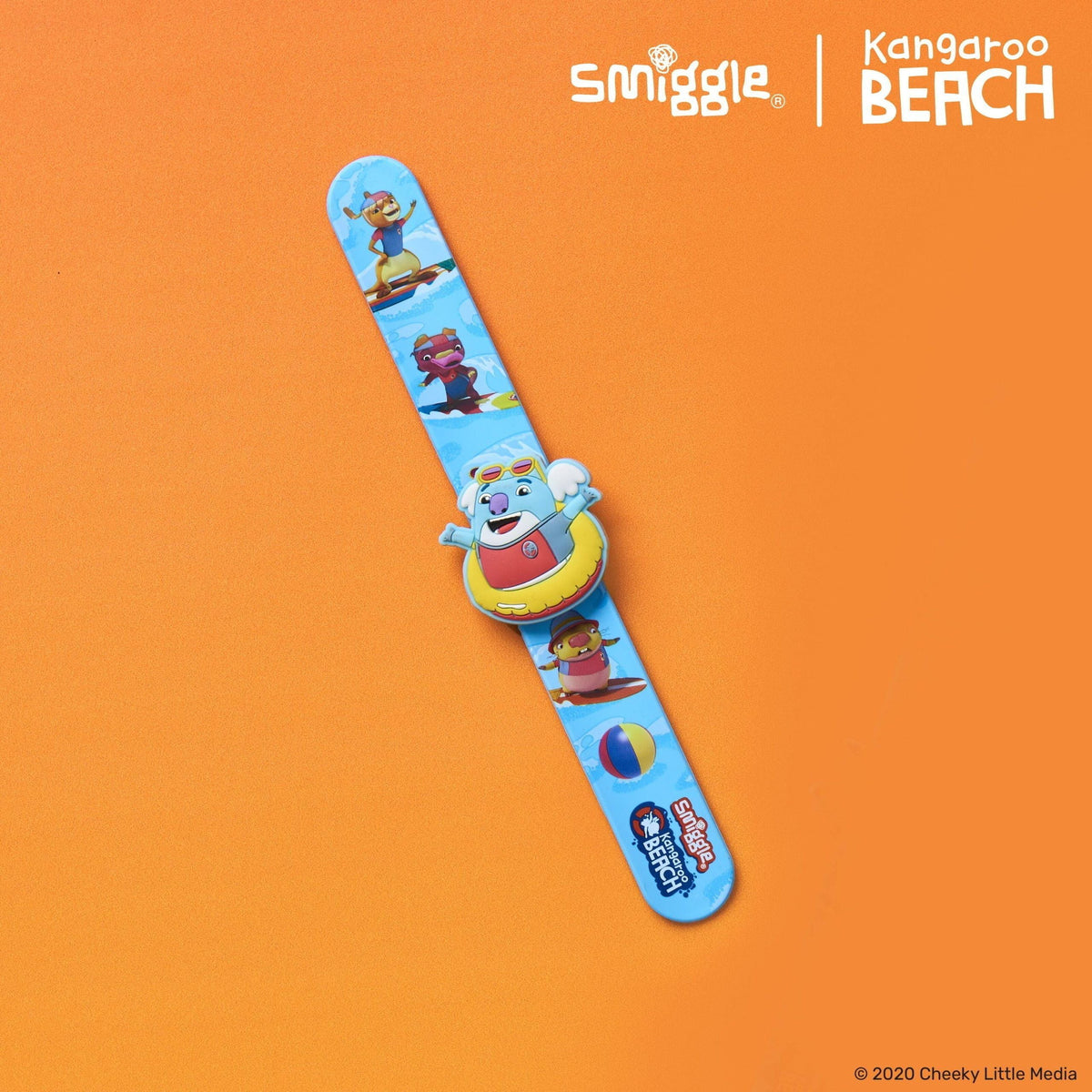 Smiggle - Pulsera Slapband de personaje Canguro de Playa