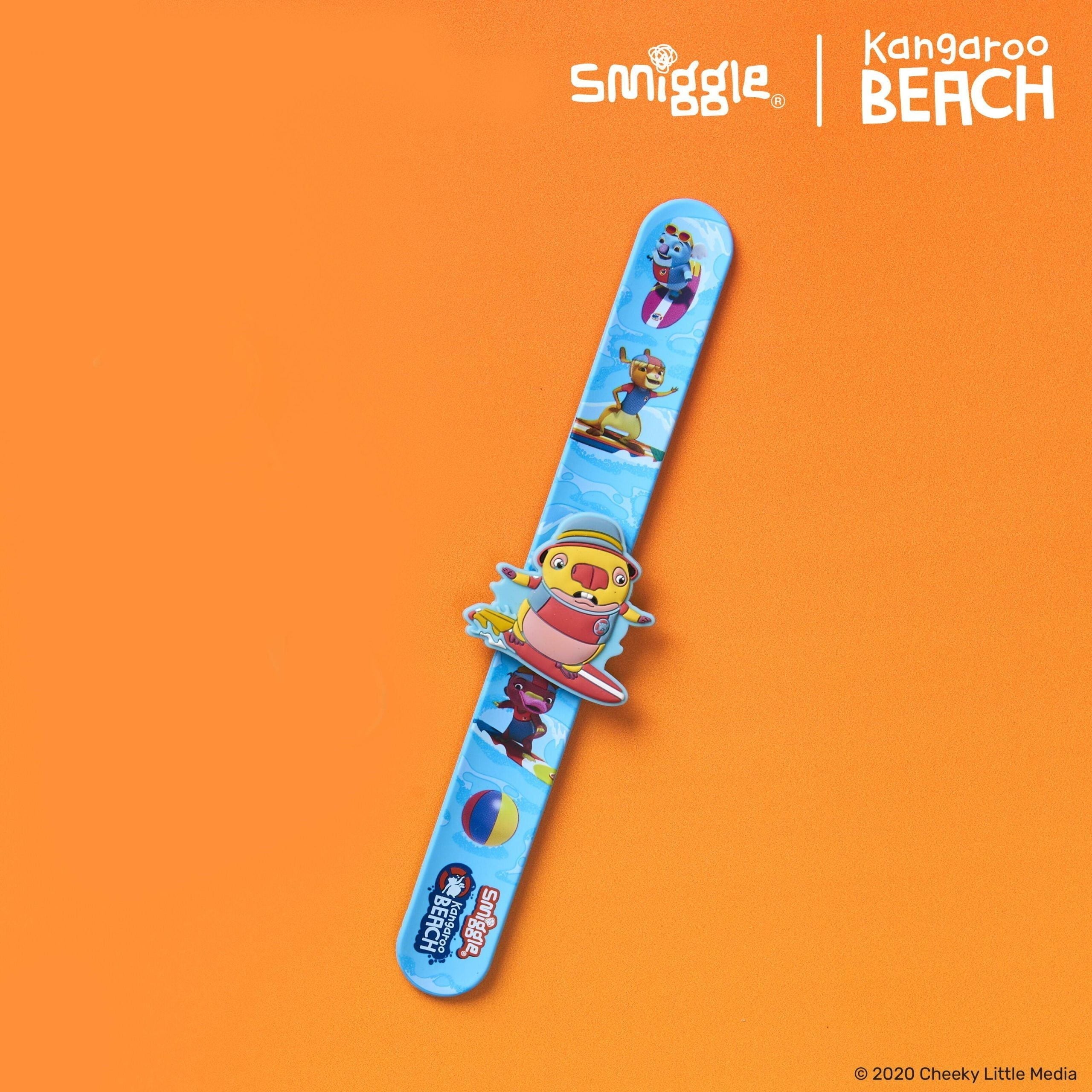 Smiggle - Pulsera Slapband de personaje Canguro de Playa