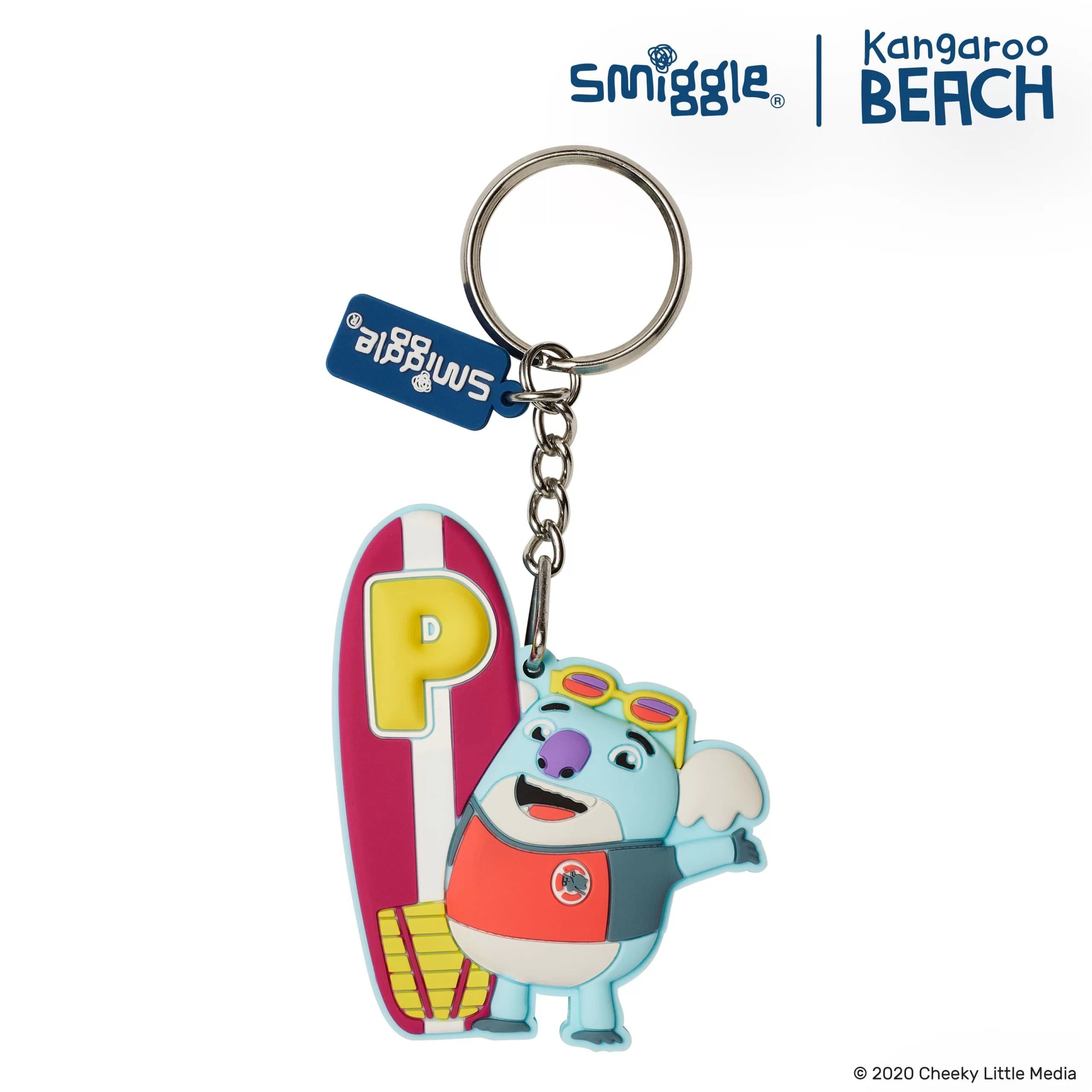 Smiggle - Llavero perfumado letra P de Kangaroo Beach