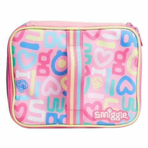 Smiggle - Lonchera acoplable a la bolsa, diseño cuadrado