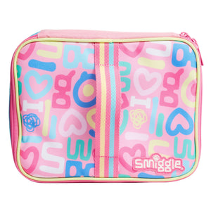 Smiggle - Lonchera acoplable a la bolsa, diseño cuadrado