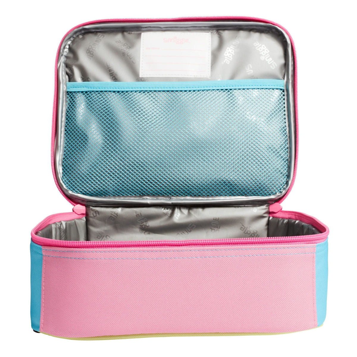 Smiggle - Lonchera acoplable a la bolsa, diseño cuadrado