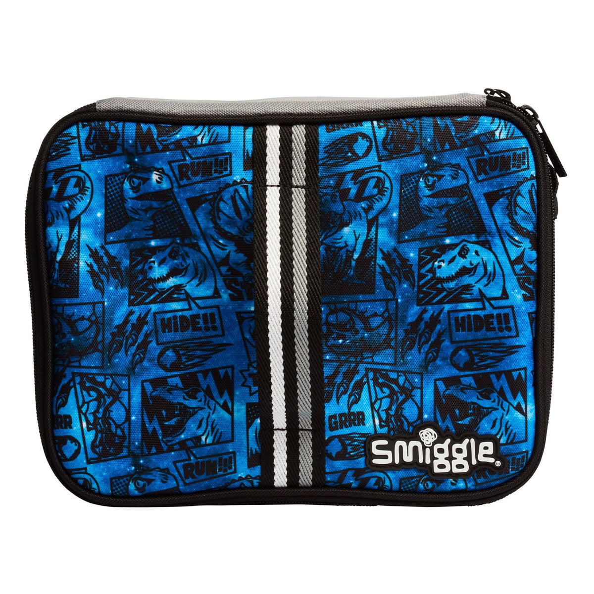 Smiggle - Fiambrera con diseño exclusivo de Dinossi, acoplable a mochila cuadrada
