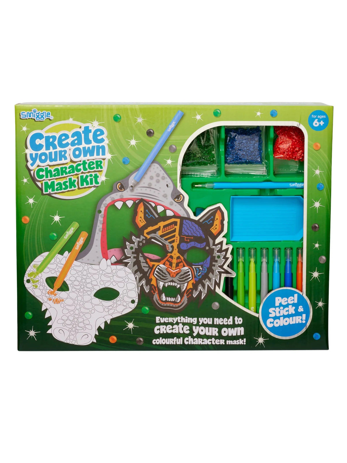 Smiggle - Kit de Mascarillas de Personajes Divertidos DIY
