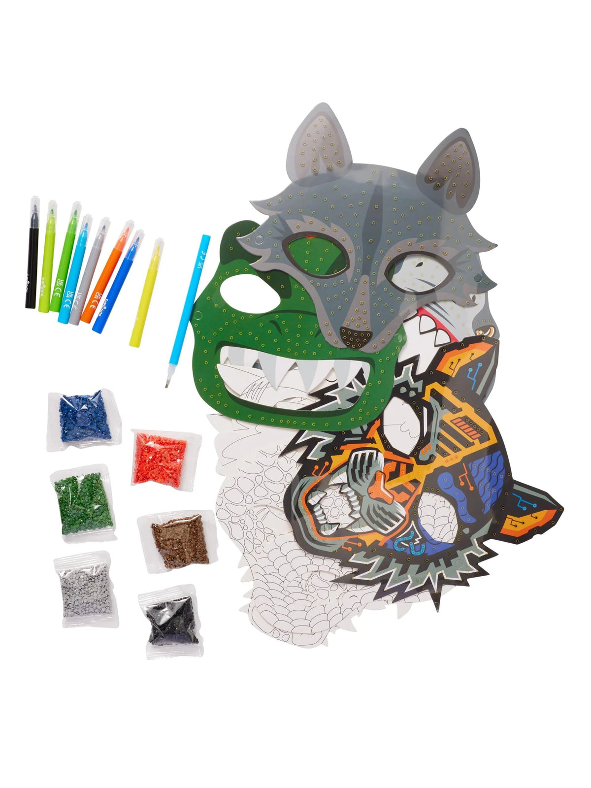 Smiggle - Kit de Mascarillas de Personajes Divertidos DIY