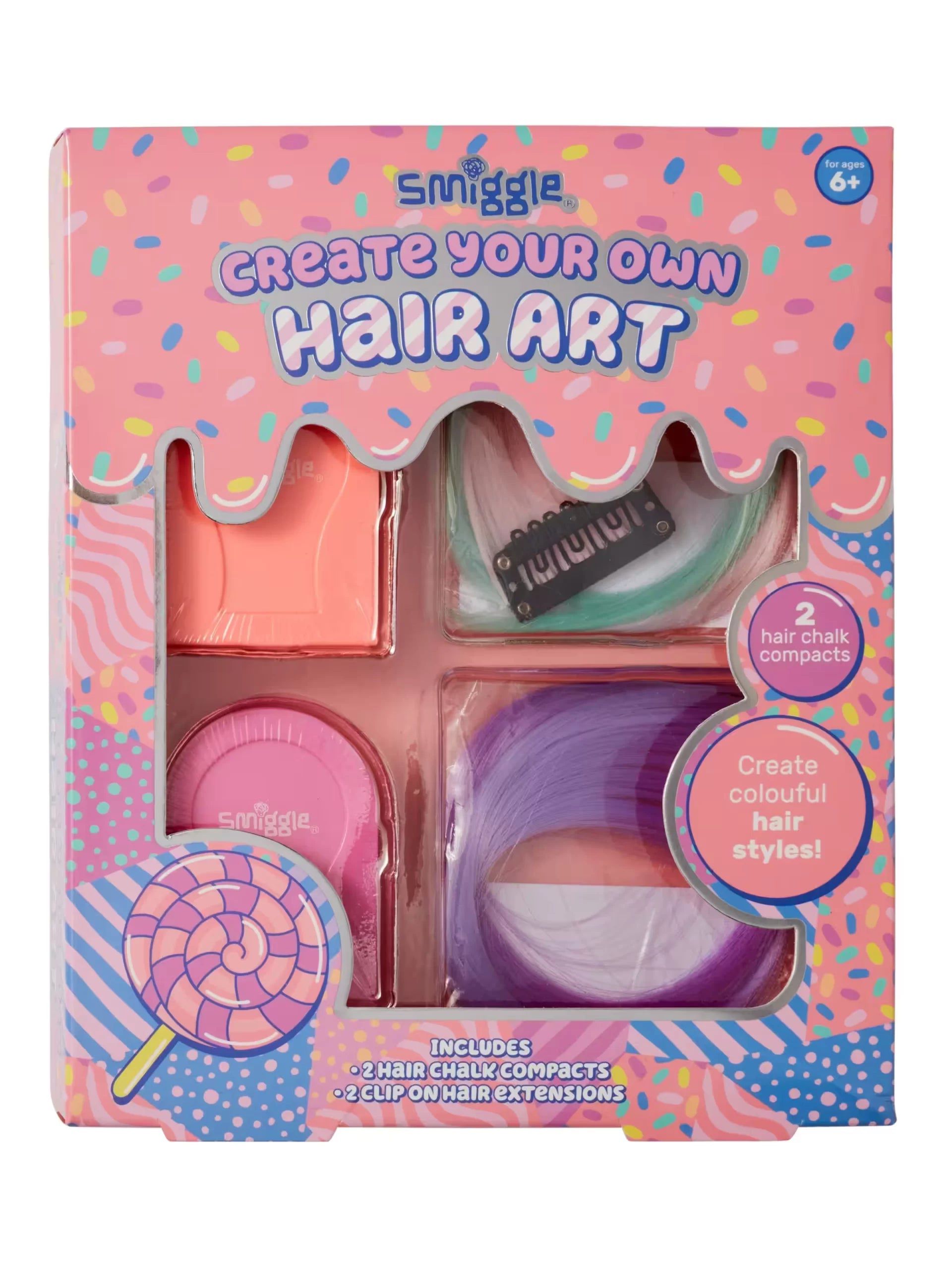 Smiggle - Kit de arte para el cabello DIY