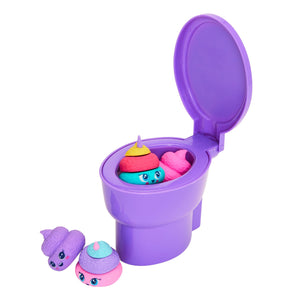 Smiggle - Gomas de borrar de caca para inodoro