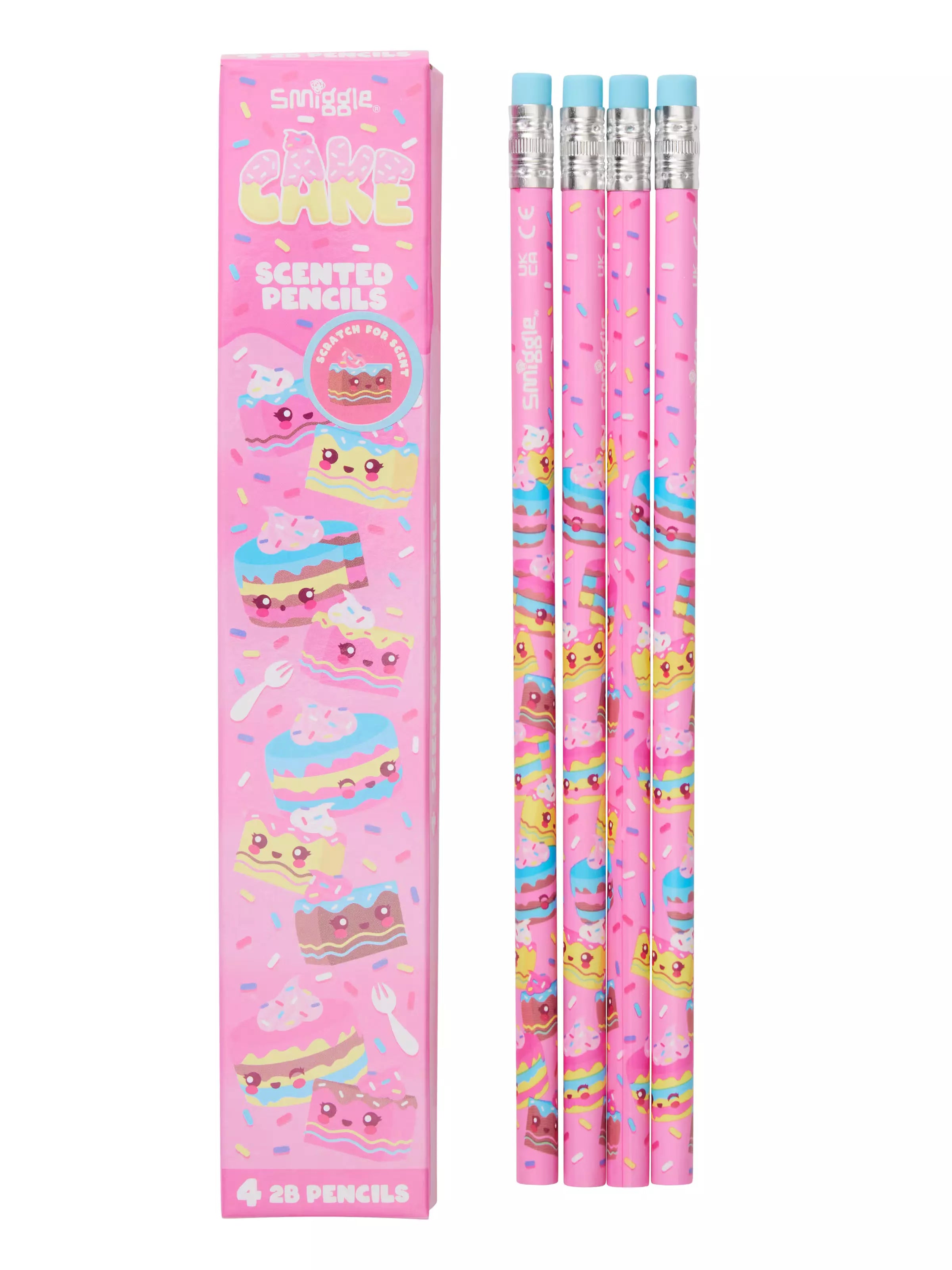 Smiggle - Set de 4 Lápices Perfumados