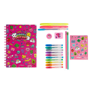 Smiggle - Cuaderno A5 perfumado y set de papelería