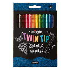 Smiggle - Pack de 12 marcadores de doble punta perfumados
