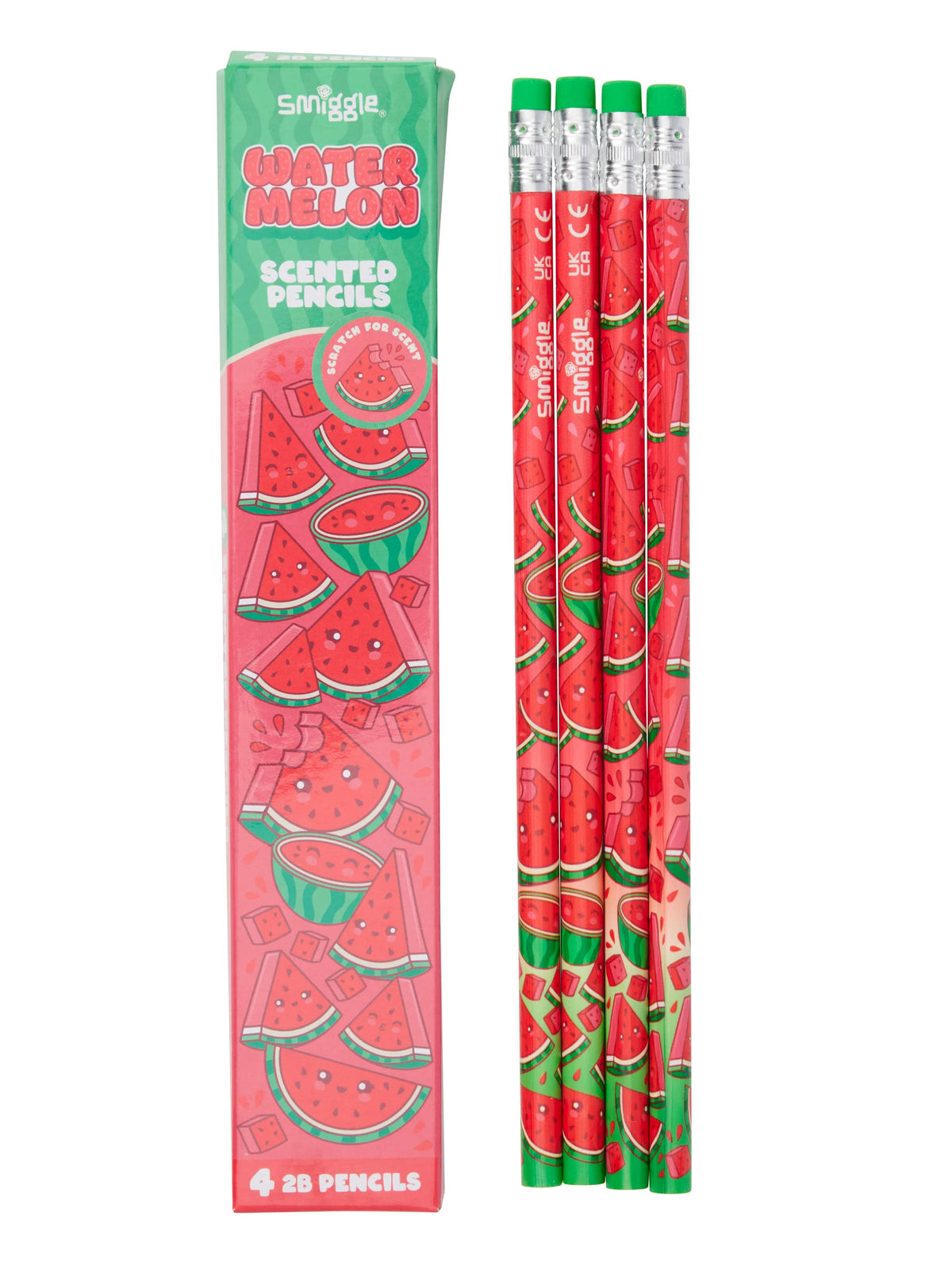 Smiggle - Paquete de 4 bolígrafos perfumados