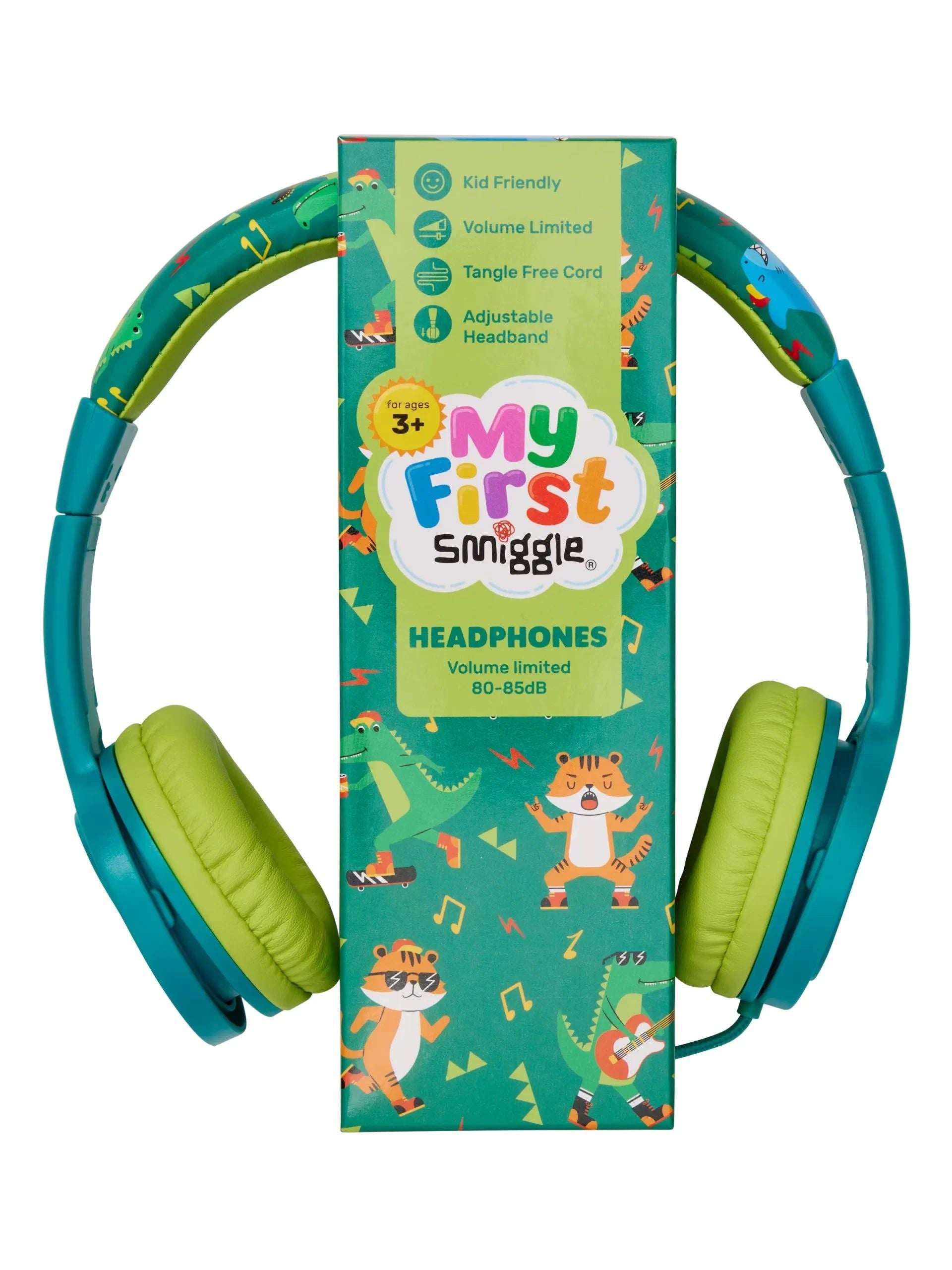 Smiggle - Auriculares de diadema Wild Jungle Lets Play Junior