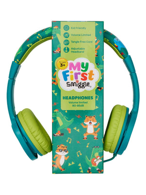 Smiggle - Auriculares de diadema Wild Jungle Lets Play Junior