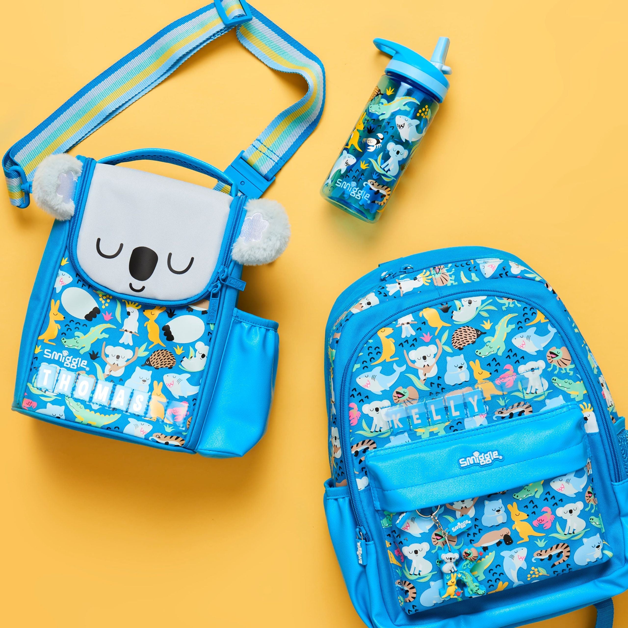 Mochila Smiggle - Lil' Mates Id Junior Koala Azul
