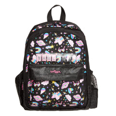 Smiggle - Mochila Junior Lil' Mates Id Negra