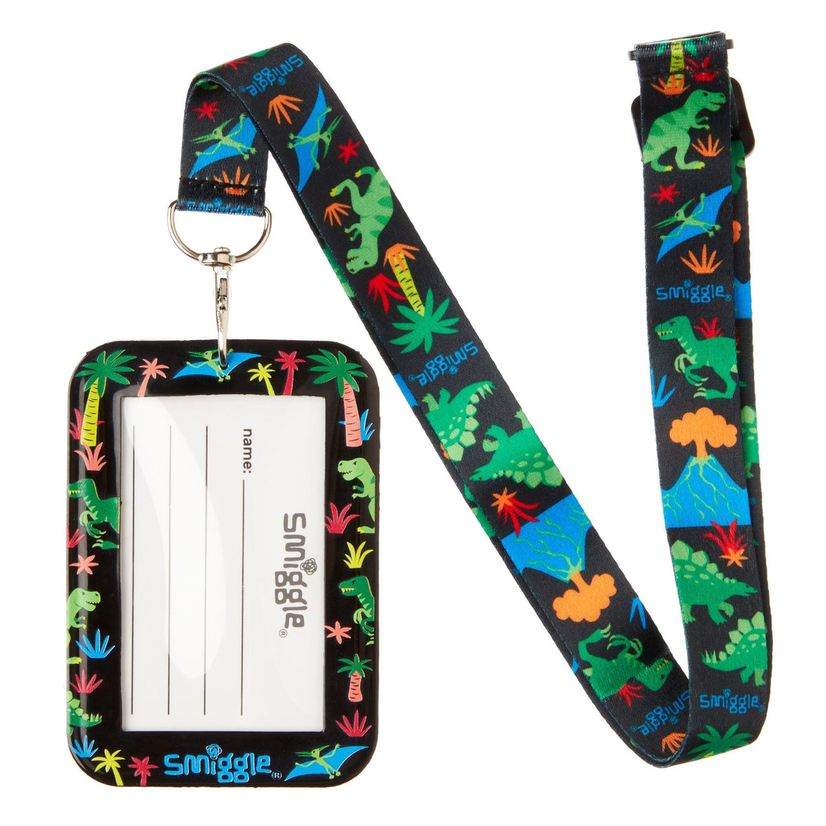Smiggle - Tarjeta de identificación con cordón autobús y clase Lil' Mates Junior perfumada