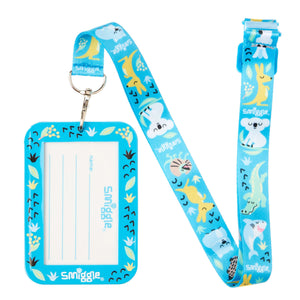 Smiggle - Tarjeta de identificación con cordón autobús y clase Lil' Mates Junior perfumada