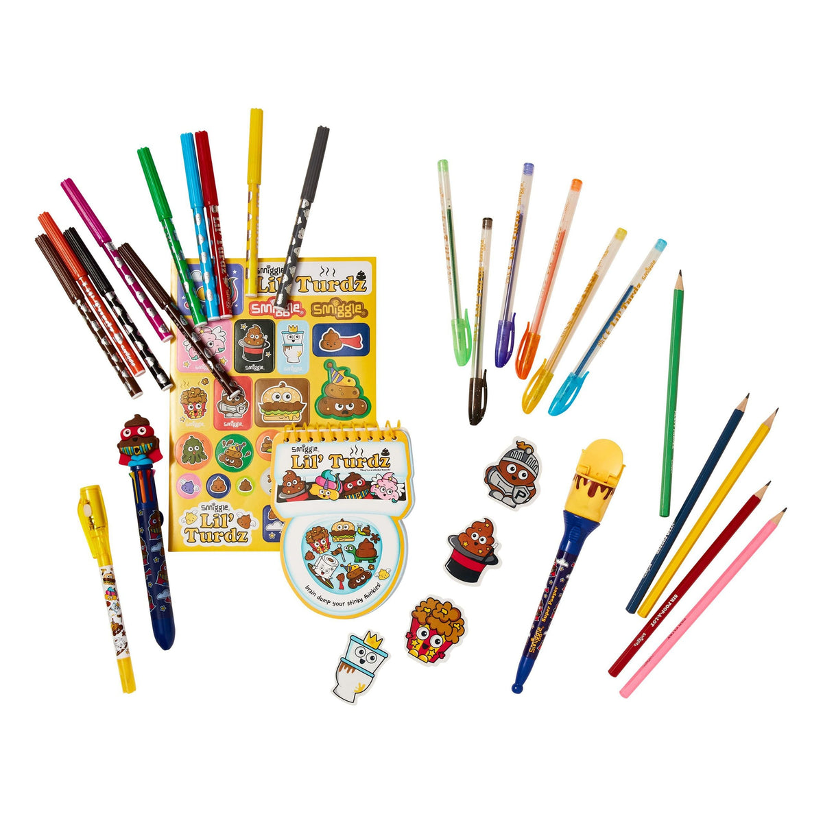 Smiggle - Lil Turdz Set de Pintura y Escritura