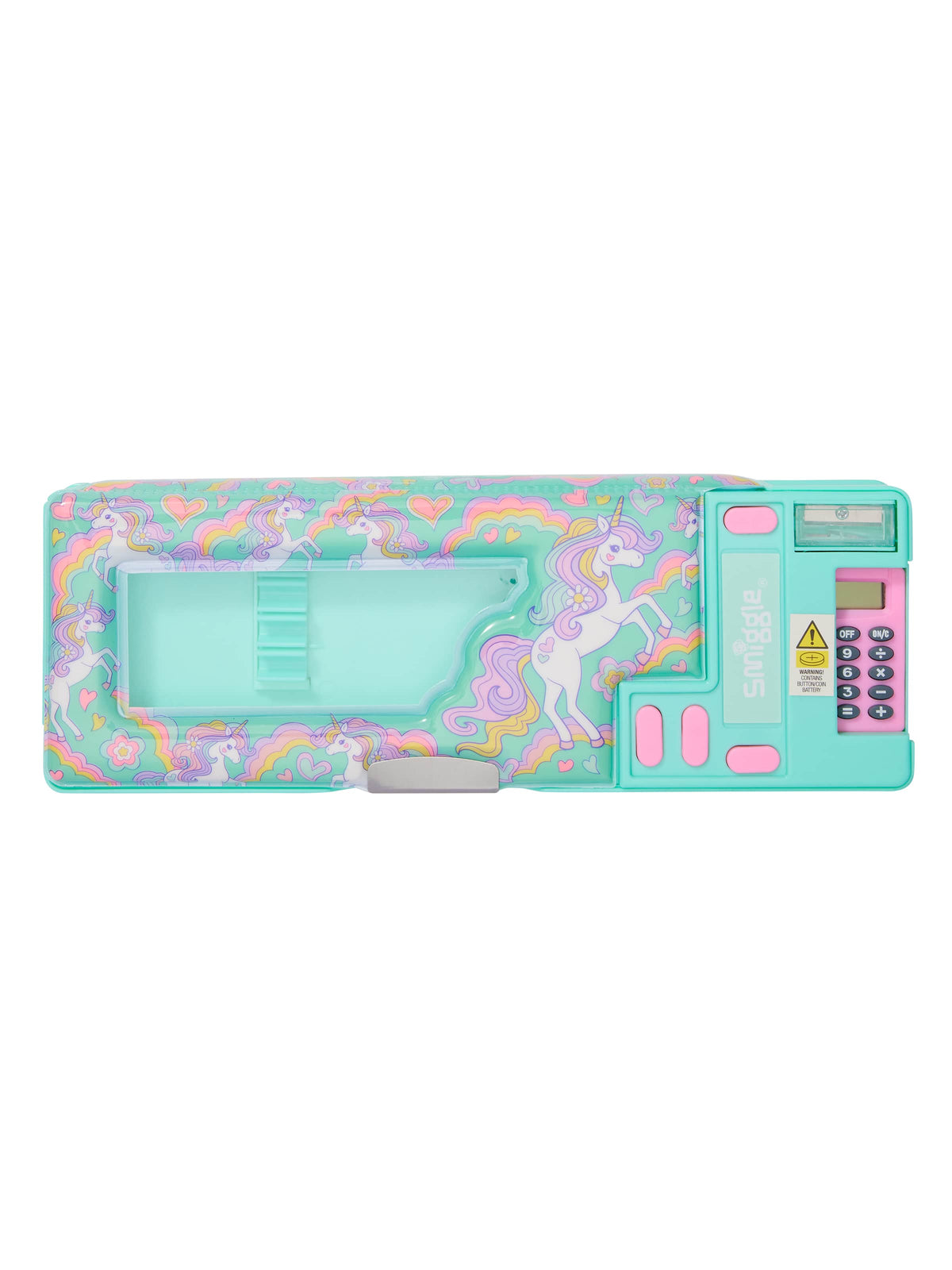 Smiggle - Estuche automático con calculadora Limitless
