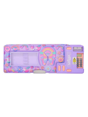 Smiggle - Estuche automático para lápices con calculadora Limitless