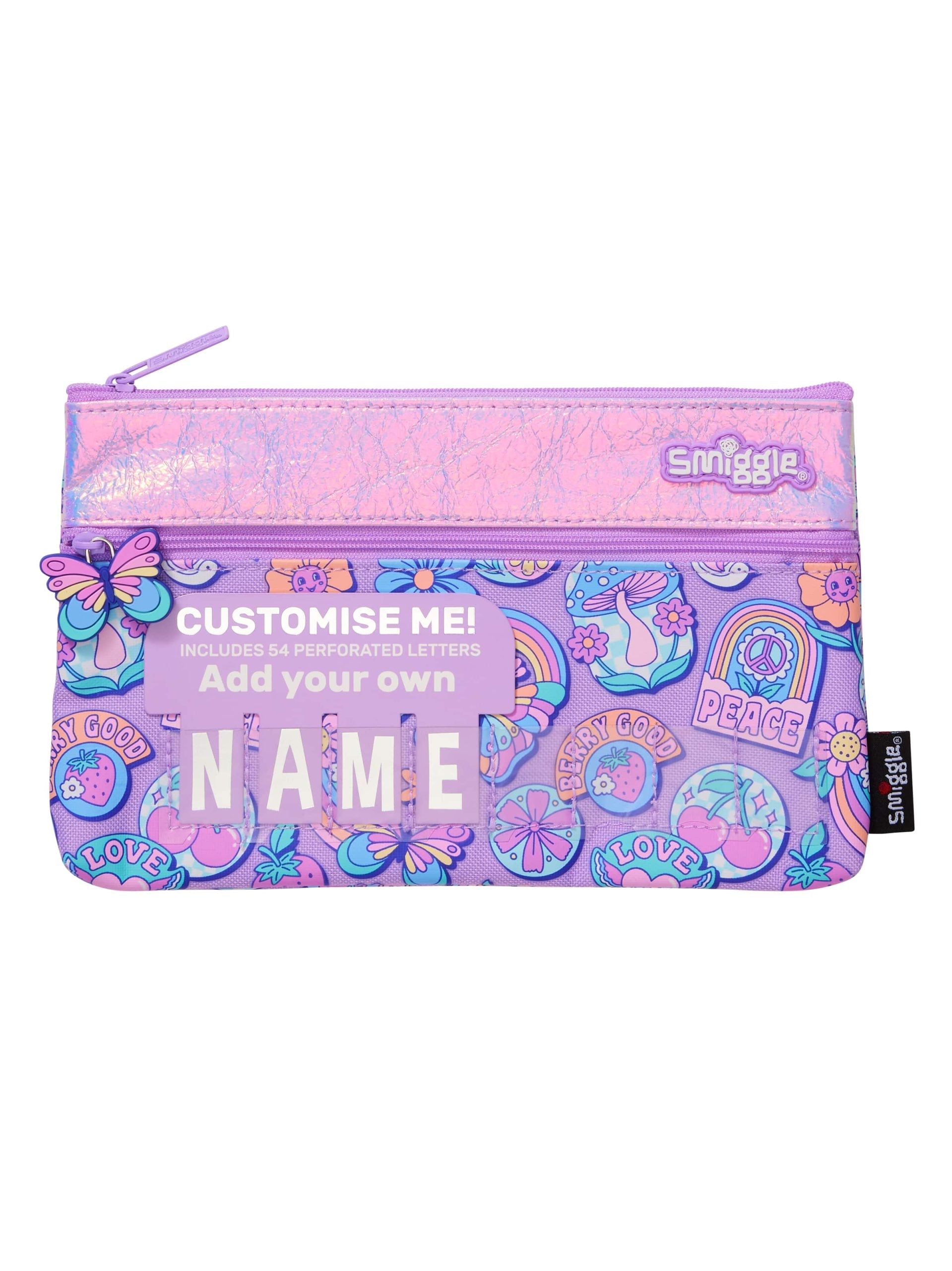 Smiggle - Estuche Clásico con Nombre Personalizado Limitless