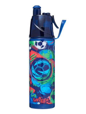 Smiggle - Botella de acero de 500 ML con rociador de agua sin límites