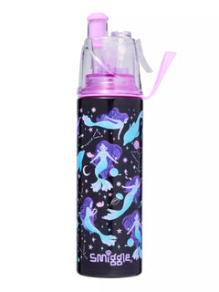 Smiggle - Botella de acero de 500 ML con rociador de agua sin límites