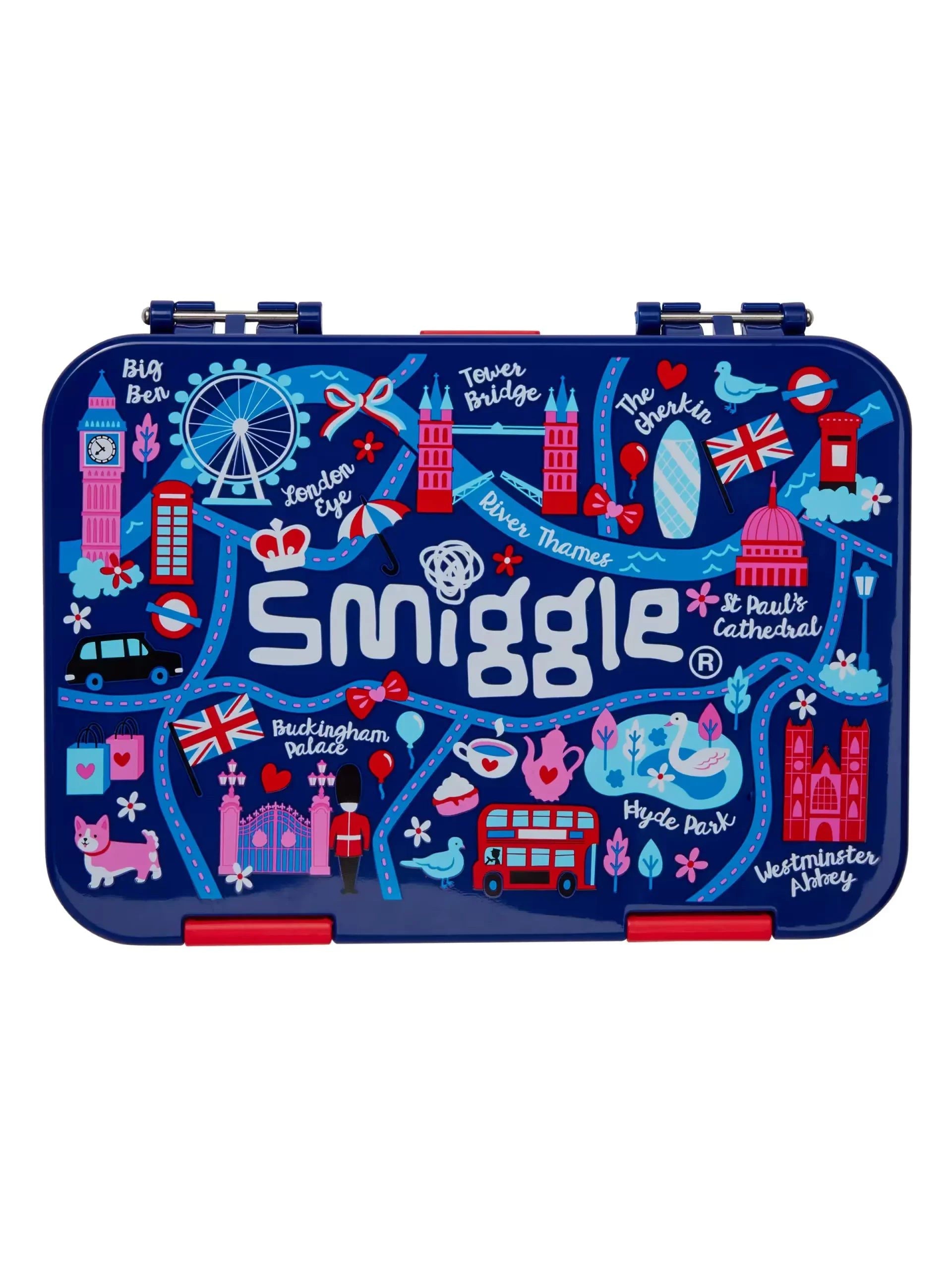 Smiggle - Little London Fiambrera Mediana Bento