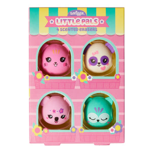 Smiggle - Pack de 4 gomas de borrar Little Pals