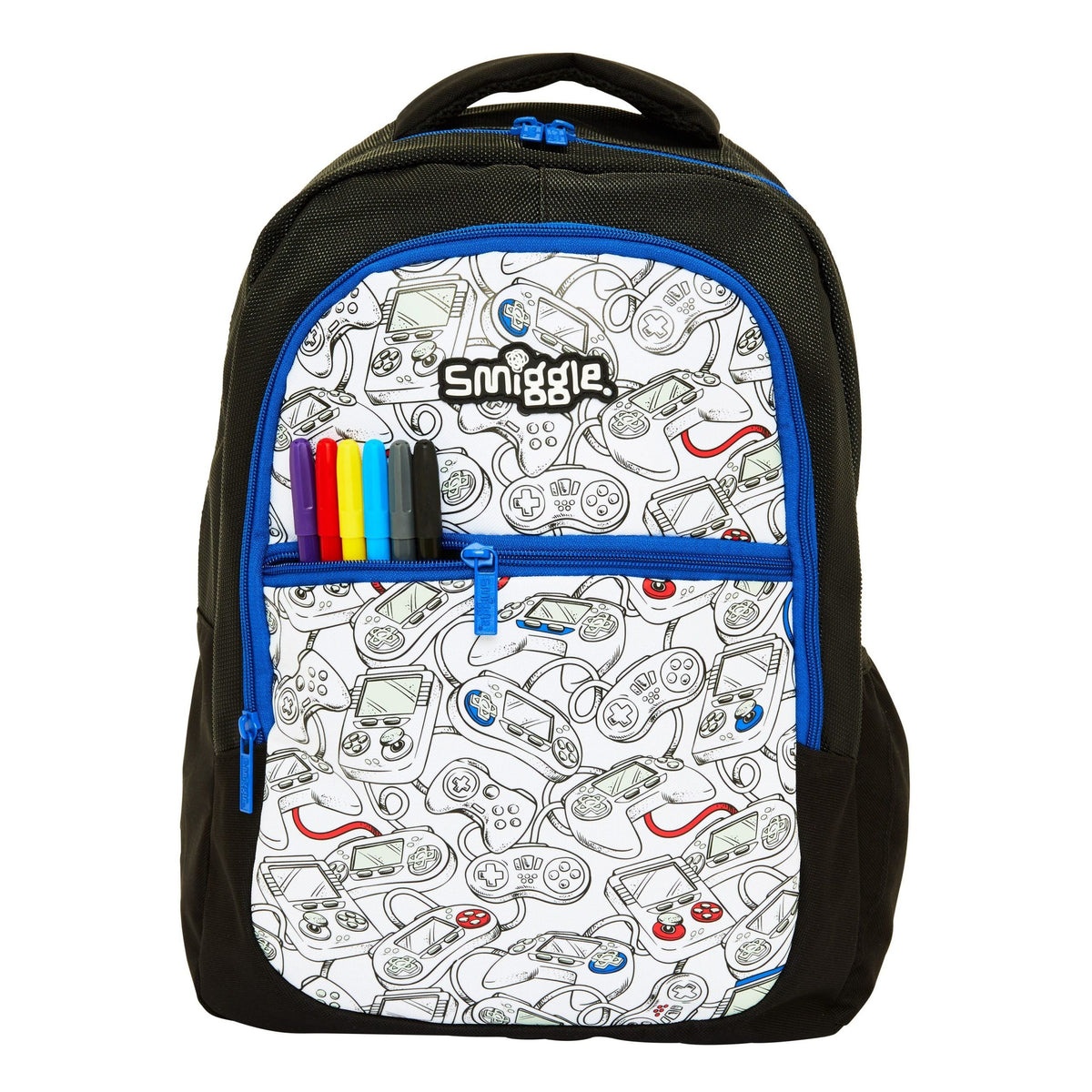 Smiggle - Mochila DIY para colorear en negro