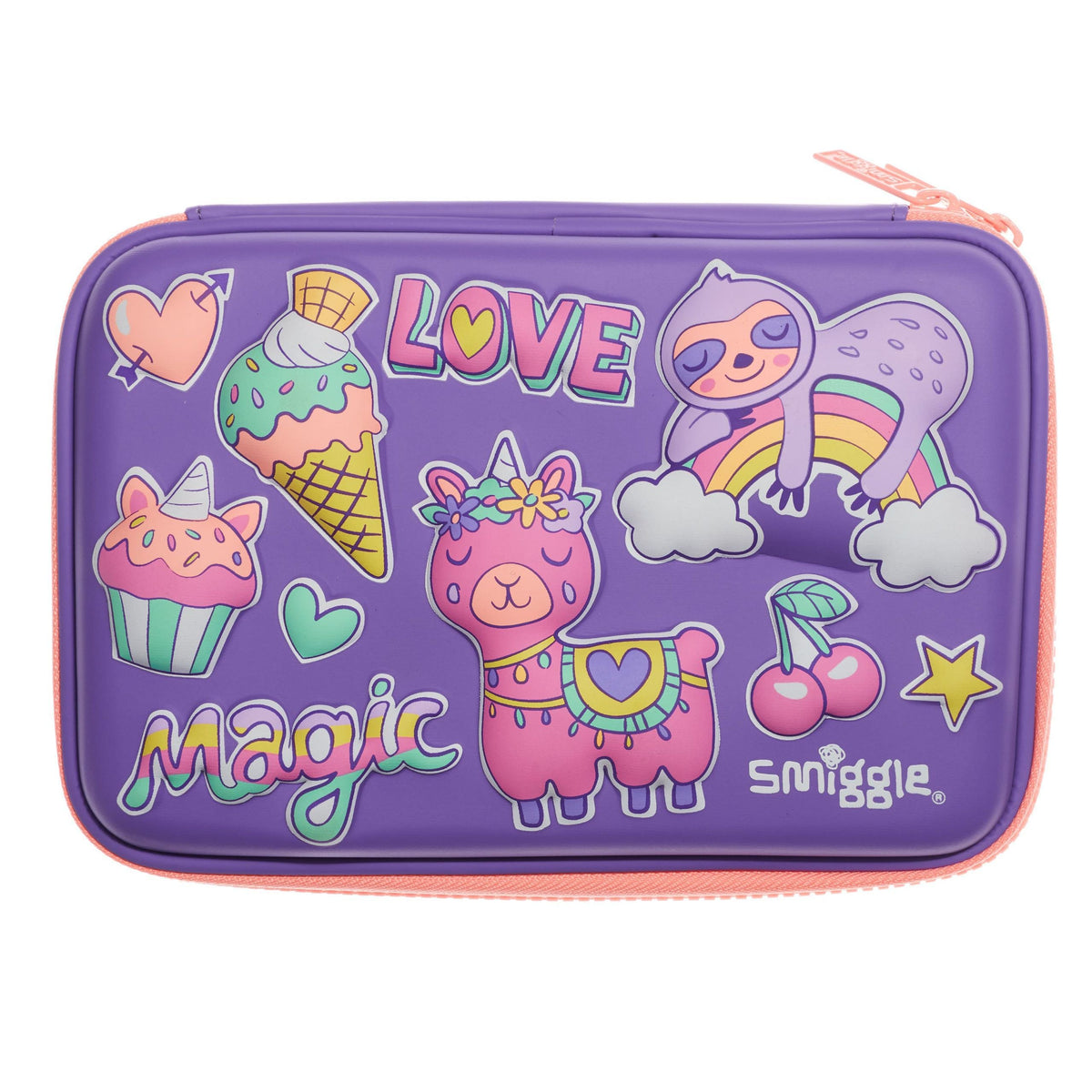 Smiggle - Estuche rígido Lively